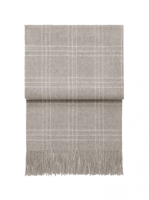Hovedbilde Elvang Superior pledd beige hvit