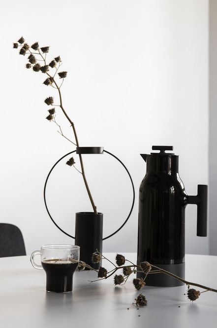Hovedbilde Accent svart kaffekanne med stålinnsats