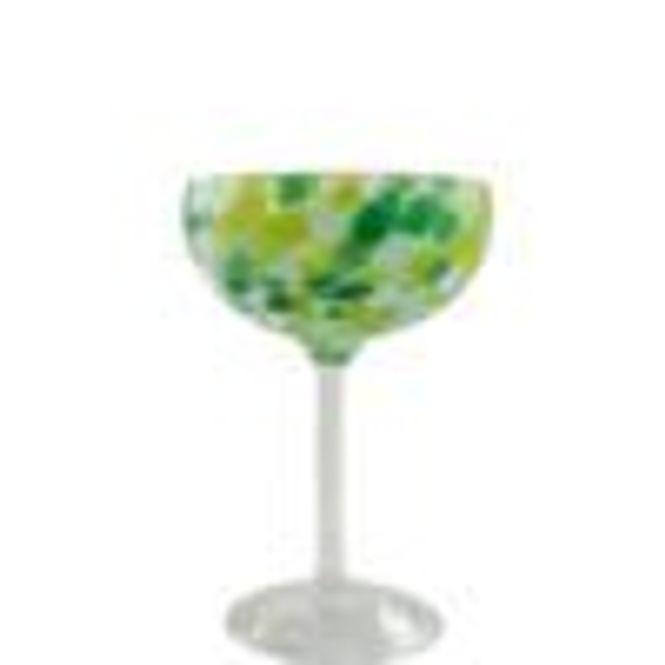 Hovedbilde Camilla Prytz Swirl champagne glass, grønn