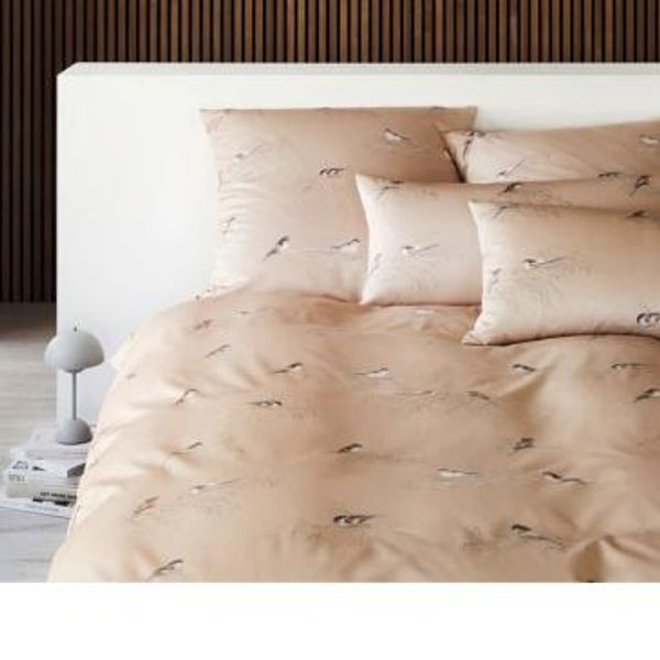 Spurv / Sp&auml;tzchen sateng sengesett aprikos/ lys brun