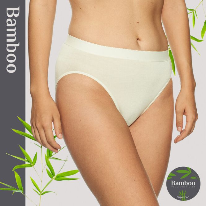 Hovedbilde Thai Brief Truse i 100% bambus offwhite