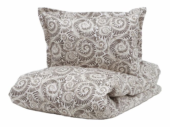 Hovedbilde Bianca sateng sengesett beige Borås Cotton